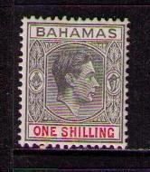 BAHAMAS Sc# 110 MH F King George VI cc