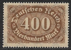 GERMANY 1922-23 400m Numeral of Value Issue Sc 202 MNH