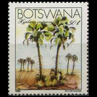 BOTSWANA 1983 - Scott# 332 Palm 50t NH