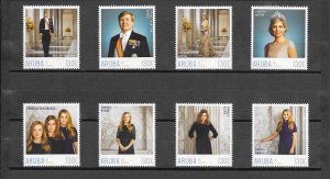 ARUBA #587-90  PERSONALIZED STAMPS  ROYAL FAMILY (SEE NOTE)  MNH