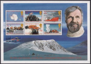 2000 BAT British Antarctic Trans-Antarctic Expo S/S MNH Sc# 288 CV $70.00