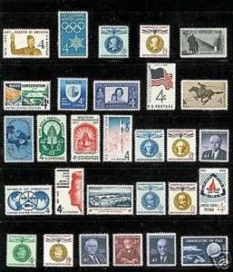 PCBstamps 1961 Commemoratives Year Set, (1174-78,1183-90)(13) MNH, (6)