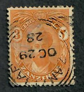 Zanzibar #185 used single