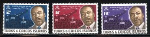 Turks and Caicos 178-80 Martin Luther King Set from 1968.