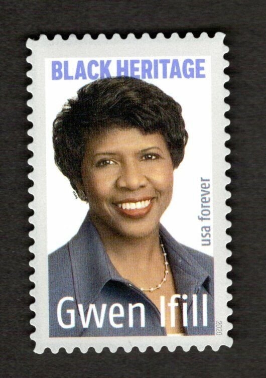 2020 5432 Gwen Ifill - Black Heritage - Forever - 2020 MNH