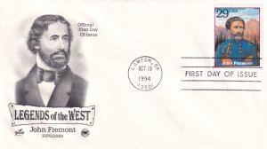 1994, Legends of the West-John Fremont, Art Craft/PCS,FDC (E14820)