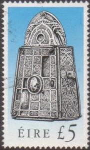 Ireland #765 1990 ₤5 St Patrick Bell Shrine FU