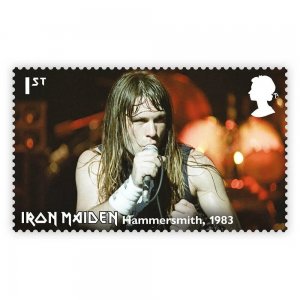 Stamps of Great Britain (Pre order) - 2023. Iron Maiden Eddie Collectors Sheet .