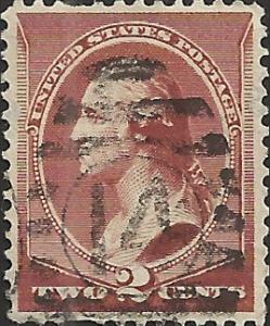 # 210 Red Brown Used George Washington