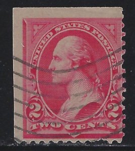 Scott # 248  Lot E221  2c Washington Type I pink  Used