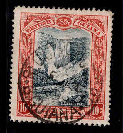 British Guiana Scott 155 Used 1897 Waterfall stamp