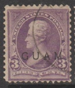 Guam Scott #3 Stamp - Used Single - with 2008 PF Certificate