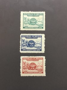 Bolivia C8-C10 F-VF MHR. See note. Scott $ 9.75