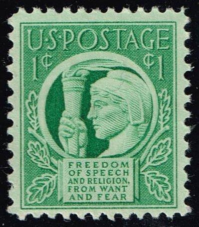 US #908 Four Freedoms; MNH (0.25)