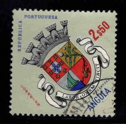 Angola  Scott 465 Used  coat of arms stamp