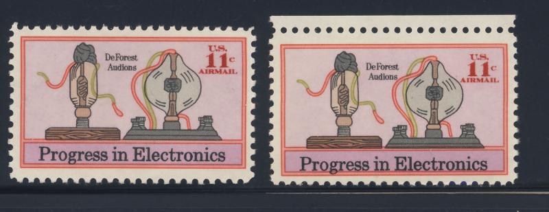 C86 MNH Electronics, minor black color shift. EFO