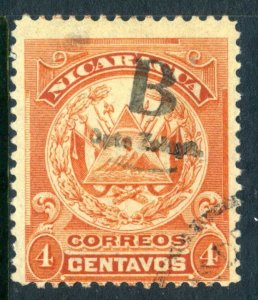 Nicaragua 1904 Bluefields Overprint on 4¢ ABNC MNH R19 ⭐⭐⭐⭐⭐⭐