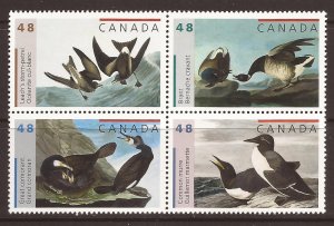 2003 Canada - Sc 1982a - MNH VF - Block of 4 - John James Audubon's Birds - 1