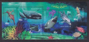 Australia 1707a Marine Life Souvenir Sheet MNH VF