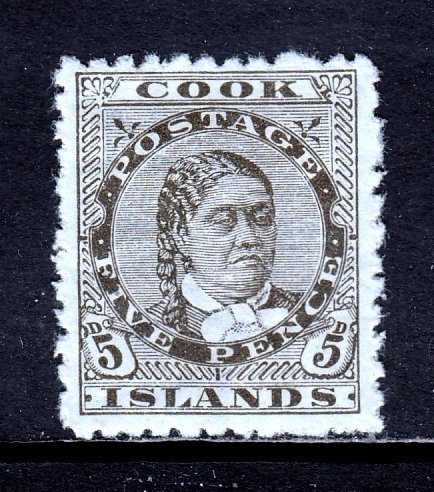 Cook Islands - Scott #13 - MH - Creasing, thin speck - SCV $22