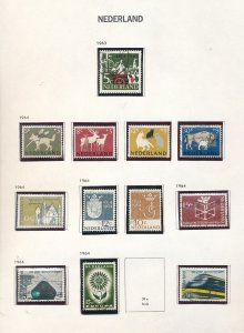 NETHERLANDS 1961/76 Used on 20+ Pages Child Welfare Red x (Apx 180+ Items)KRA101