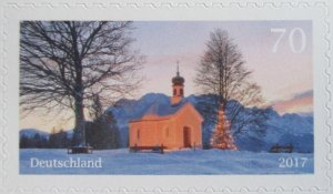 Germany 2017,Sc#3002 MNH, Christmas: Maria Rast Chapel, Krun s./a.
