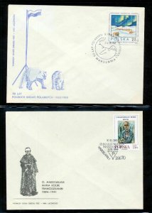 POLAND 1982 Covers FDC Military Sheets Antiques Air(Appx 35)(NT 8266