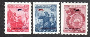 Yugoslavia C30-C32 Set Mint hinged