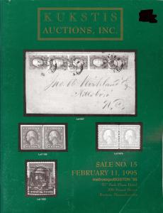 Kukstis Auctions, Inc., Sale Number 15, Kukstis 15