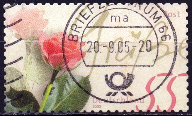 Germany. 2003. 2321. Roses. USED.