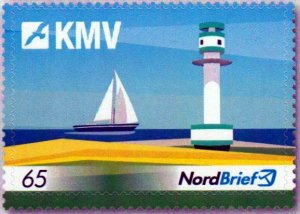 Germany 2017 Kiel Magazine Publisher Lighthouse Sailship NordBrief stamp MNH