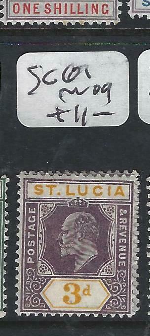 ST LUCIA  (P2705BB)  KE  3D   SG 61    MOG