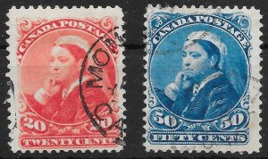 CANADA SG115/6 1893 DEFINITIVES USED