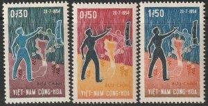 South Vietnam 1964 Sc 239-41 set MNH**