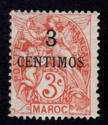 French Morocco Scott 13 MH* stamp