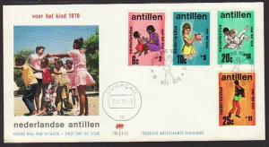 Netherlands Antilles B105-B108 Children 1970 U/A FDC 