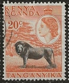 Kenya Uganda  & Tanganyika | Scott # 107 - Used