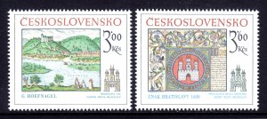 Czechoslovakia - Scott #2152-2153 - MNH - SCV $2.70