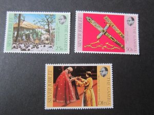 Gambia 1977 Sc 345-347 set MNH