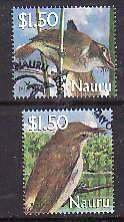 Nauru-Sc#520-1- id8-used set-Birds-Reed Warbler-2003-