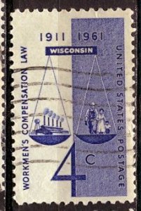 USA; 1961: Sc. # 1186. Used Cpl. Set