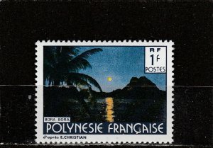 French Polynesia  Scott#  438a  MNH  (1986 Landscape)