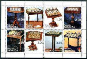 GAGAUZIA - 1998 - Chess - Perf 8v Sheet - Mint Never Hinged - Private Issue