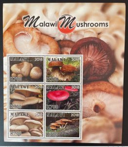 2018 Malawi Mi. 986 - 991 Mushroom Mushrooms Mushrooms MNH-