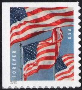 SC#5659 (Forever) U.S. Flags Booklet Single: APU (2022) SA
