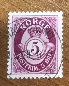 Norway #190  F/VF,  nice light SON CDS!