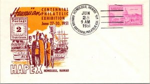 1951 Hawaiian Cenntennial Philatelic Exhibition - Honolulu, Hawaii - F30117