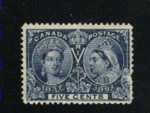 Canada #54   Mint VF   scratch   PD