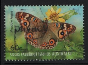 Cocos Islands 2012 used Sc 365a 60c Meadow argus - Butterflies