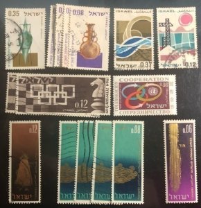 Israel Scott# 241...300  F/VF Used/Unused Lot of 33 Cat. $6.70